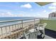 Relaxing oceanfront balcony showcasing comfortable seating and breathtaking ocean views at 1105 S Ocean Blvd. # 604, Myrtle Beach, SC 29577