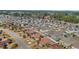 Aerial view of neighborhood showcasing various houses and landscape at 140 Northside Dr., Little River, SC 29566