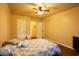 Bedroom featuring neutral walls, a bed, and hardwood floors at 1456 Baldwin Ct. # 1456, Little River, SC 29566