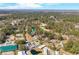 Overhead shot of the home near the golf course, tennis courts, and surrounding community at 172 Hawthorn Dr., Pawleys Island, SC 29585