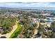 Aerial view of the property nestled in a lush, green landscape near the ocean at 172 Hawthorn Dr., Pawleys Island, SC 29585