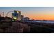 Stunning beachfront view with a Ferris wheel silhouette and the city skyline at sunset at 1833 Hardwood Ct., Conway, SC 29526