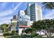 Inviting Compass Cove resort entrance with manicured greenery and clear signage for guests at 2401 S Ocean Blvd. # 854, Myrtle Beach, SC 29577