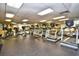 A well-equipped gym featuring multiple treadmills, stationary bikes, and mirrored walls at 2401 S Ocean Blvd. # 854, Myrtle Beach, SC 29577