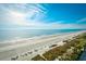 Aerial view of the beach, ocean, and skyline at 2401 S Ocean Blvd. # 859, Myrtle Beach, SC 29577