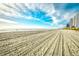 Wide, sandy beach with tire tracks leading to the ocean and high rise resort buildings in the distance at 2401 S Ocean Blvd. # 953, Myrtle Beach, SC 29577