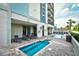 Exterior view of the outdoor pools, sundeck, and lounge chairs for residents at 2401 S Ocean Blvd. # 953, Myrtle Beach, SC 29577