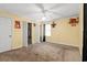 Bedroom with neutral walls, carpet, ceiling fan, and closet at 2560 Wise Rd., Conway, SC 29526