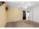 Bedroom with carpet, a ceiling fan, and window at 2560 Wise Rd., Conway, SC 29526