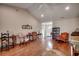 Bright living room with vaulted ceilings, hardwood floors, and ample space at 305 Aqua Vista Ct., Myrtle Beach, SC 29588