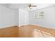 Bright bedroom offers natural light and laminated flooring, creating a warm, inviting space at 3615 Sunfish St., Murrells Inlet, SC 29576