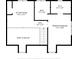 Layout of a second floor with bathroom, walk in closet, sitting room, and primary bedroom at 3615 Sunfish St., Murrells Inlet, SC 29576