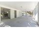 Spacious ground-level garage with concrete flooring, offering ample storage and parking at 3615 Sunfish St., Murrells Inlet, SC 29576