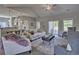 Bright living room featuring contemporary furniture, neutral colors, and lots of natural light at 7059 Shady Grove Rd., Conway, SC 29527