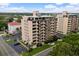 Aerial view of Ocean View Towers featuring balconies at 7601 N Ocean Blvd. # 4-D, Myrtle Beach, SC 29572