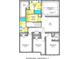 Second level floor plan features an owner's suite, three bedrooms, two bathrooms, and a loft at 990 Oak Hollow St., Longs, SC 29568