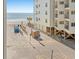 Beach access near the building, with parking at 1000 N Waccamaw Dr. # 205, Murrells Inlet, SC 29576