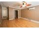 Bedroom featuring hardwood floors and a closet at 1841 Jasper St., Georgetown, SC 29440