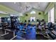 Well-equipped fitness center with a variety of cardio and weight training equipment at 221 Portrush Loop, Pawleys Island, SC 29585