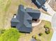An aerial shot of the home shows the roof, walkway and driveway at 227 Old Hickory Dr., Conway, SC 29526