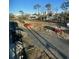 Elevated view overlooking new construction site with coastal community and skyline in the distance at 2304 Seaseeker Ln., Myrtle Beach, SC 29579