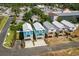 Aerial view of new construction homes showing coastal charm and community development at 2306 Seaseeker Ln., Myrtle Beach, SC 29577