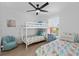 Charming bedroom with bunk beds, a full-size bed, and seaside-themed decor at 2306 Seaseeker Ln., Myrtle Beach, SC 29577