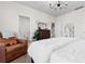 Inviting bedroom with neutral tones, decorative mirror, and warm lighting at 2602 Blue Crane Circle # 104, Myrtle Beach, SC 29577