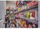 Walk-in pantry features extensive storage and shelving at 269 Leste Rd., Myrtle Beach, SC 29588