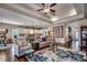 Comfortable living area highlighting an open layout, hardwood floors, and seamless flow into the kitchen at 2749 Sanctuary Blvd., Conway, SC 29526