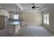 A bright, open floorplan offers a spacious kitchen and a comfortable dining and living area at 3186 Wayside Rd., Conway, SC 29527