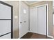 Welcoming entryway featuring a coat closet, wood floors, and a neutral color palette at 3727 Otter St., Myrtle Beach, SC 29577