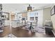 Contemporary kitchen featuring a breakfast bar, sleek countertops, and a well-lit breakfast nook at 3727 Otter St., Myrtle Beach, SC 29577