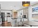 Stylish kitchen featuring a breakfast bar with pendant lighting and modern appliances at 3727 Otter St., Myrtle Beach, SC 29577