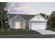 Charming single-story home with a two-car garage, landscaped yard, and inviting curb appeal at 374 Kapalua Loop, Little River, SC 29566