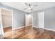 Spacious bedroom featuring a ceiling fan, luxury vinyl floors, and closet at 3792 Hitchcock Way # 213, Myrtle Beach, SC 29577