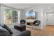 Cozy living room with beach-themed decor and a wall-mounted television at 607 18Th Ave. S, North Myrtle Beach, SC 29582