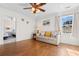 Comfortable living room with hardwood flooring and an abundance of natural light at 607 18Th Ave. S, North Myrtle Beach, SC 29582