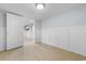 Basement with light blue walls and hardwood floors at 609 23Rd Ave. N, North Myrtle Beach, SC 29582