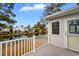 Home's outdoor deck overlooks waterfront with a picturesque view at 609 23Rd Ave. N, North Myrtle Beach, SC 29582