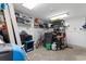 Clean garage with shelving, storage, tools and equipment at 609 23Rd Ave. N, North Myrtle Beach, SC 29582