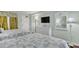 Comfortable bedroom with two beds, dresser, and TV at 6804 N Ocean Blvd. # 533, Myrtle Beach, SC 29572