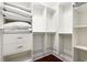 Spacious walk-in closet with built-in shelving, drawers, and ample storage space at 8533 Cedar Trace Dr., Myrtle Beach, SC 29588