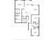 Detailed floor plan illustrating the layout of the house, including room dimensions at 156 Legends Village Loop, Myrtle Beach, SC 29579