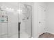 Modern shower with sleek glass door and walls, as well as modern fixtures at 156 Legends Village Loop, Myrtle Beach, SC 29579