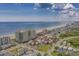 Beautiful aerial of a resort town with ocean views, condominiums and lush landscaping at 218 Landing Rd. # G, North Myrtle Beach, SC 29582