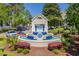 Waterway Landing entrance featuring a charming fountain and well-maintained landscaping at 218 Landing Rd. # G, North Myrtle Beach, SC 29582