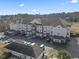 The aerial view of the townhome complex features an attractive architectural design, and private parking at 2241 Waterview Dr. # 527, North Myrtle Beach, SC 29582