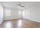 Spacious bedroom featuring wood floors and a ceiling fan at 227 Walnut Grove Ct., Myrtle Beach, SC 29579