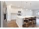 Bright, modern kitchen with stainless steel appliances, white cabinets, and quartz countertops at 227 Walnut Grove Ct., Myrtle Beach, SC 29579